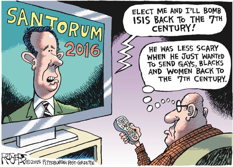 Political/Editorial Cartoon by Rob Rogers, The Pittsburgh Post-Gazette on Presidential Hopeful Field Expands
