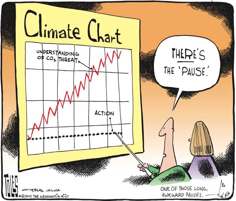 Political/Editorial Cartoon by Tom Toles, Washington Post on Extreme Weather Intensifies