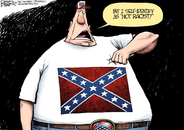 Political/Editorial Cartoon by Nate Beeler, Washington Examiner on Confederate Flag Debate Intensifies