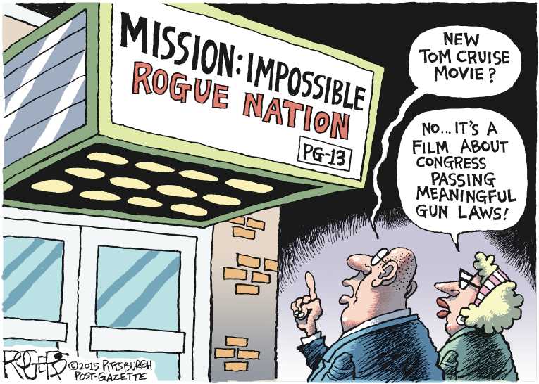 Political/Editorial Cartoon by Rob Rogers, The Pittsburgh Post-Gazette on More Killed on Homefront