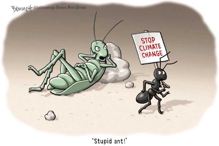 Political/Editorial Cartoon by Clay Bennett, Chattanooga Times Free Press on President Tightens Emissions Rules