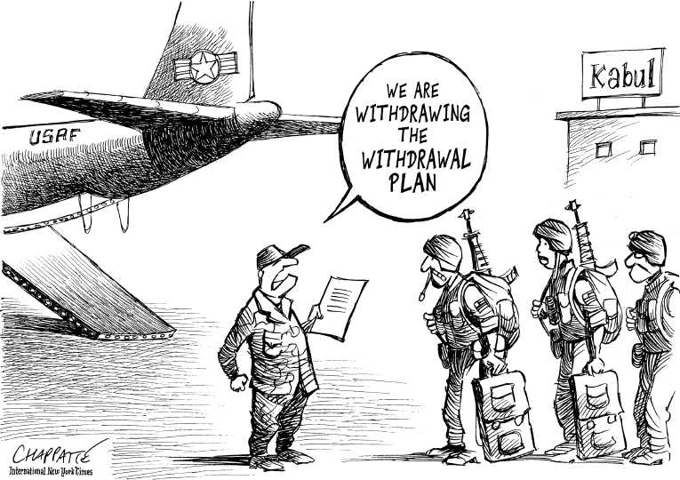 Political/Editorial Cartoon by Patrick Chappatte, International Herald Tribune on Speaker Search Continues