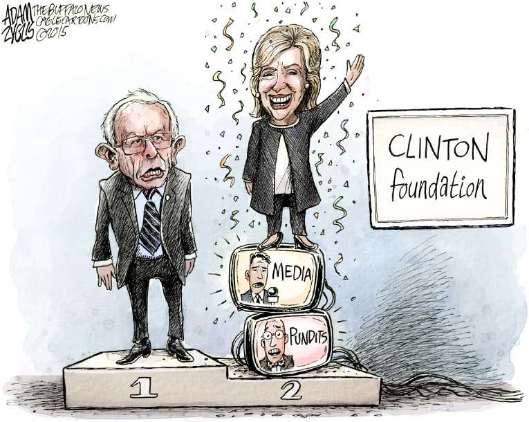 Political/Editorial Cartoon by Adam Zyglis, The Buffalo News on Jeb Fades