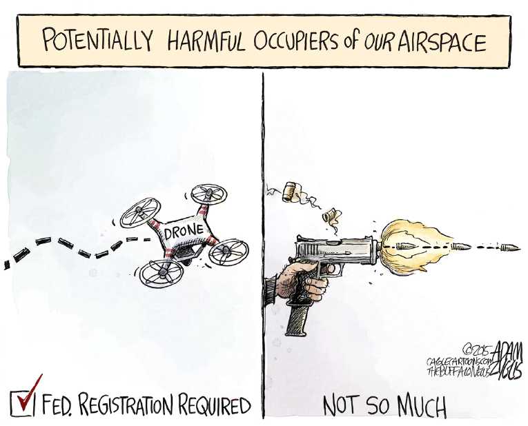 Political/Editorial Cartoon by Adam Zyglis, The Buffalo News on Gun Violence Continues