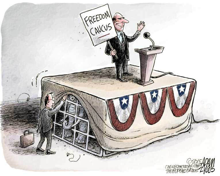 Political/Editorial Cartoon by Adam Zyglis, The Buffalo News on Ryan Comes Out Swinging