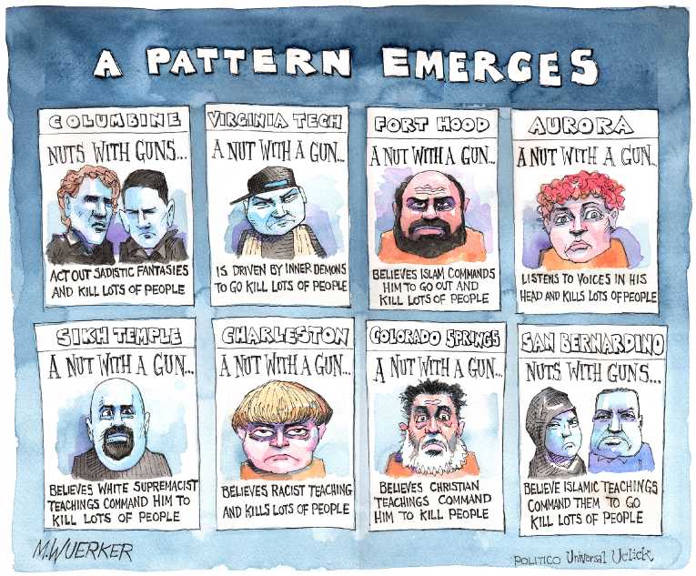 Political/Editorial Cartoon by Matt Wuerker, Politico on America Is Exceptional