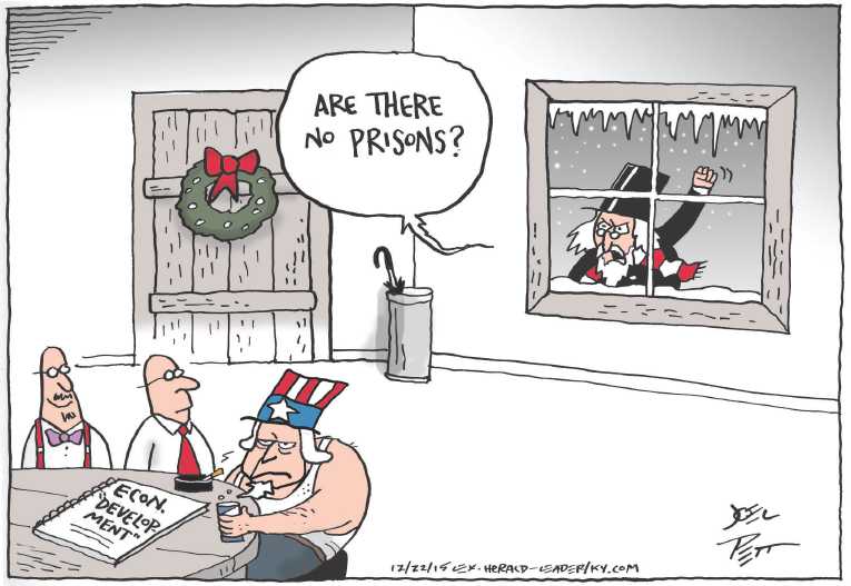 Political/Editorial Cartoon by Joel Pett, Lexington Herald-Leader, CWS/CartoonArts Intl. on Fed Raises Interest Rate