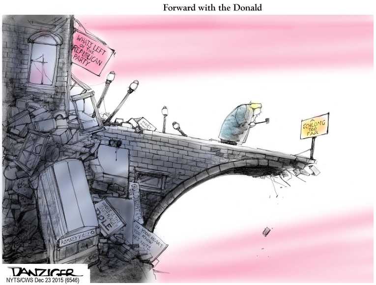 Political/Editorial Cartoon by Jeff Danziger, CWS/CartoonArts Intl. on GOP Candidates Offer Solutions