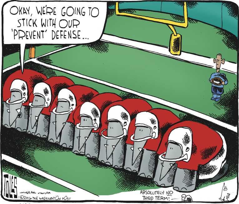 Political/Editorial Cartoon by Tom Toles, Washington Post on Republicans Gearing Up
