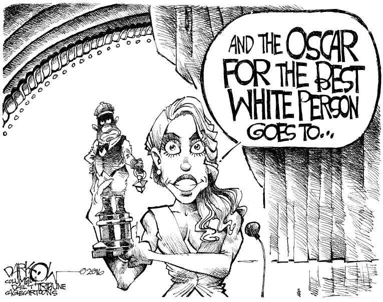 Political/Editorial Cartoon by John Darkow, Columbia Daily Tribune, Missouri on Many to Boycott Oscars