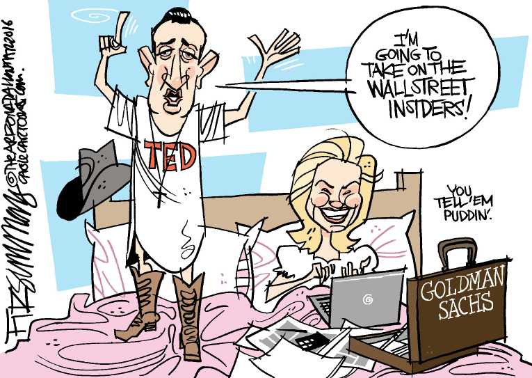 Political/Editorial Cartoon by David Fitzsimmons, Arizona Daily Star, Tucson AZ on Trump’s Lead Vanishes