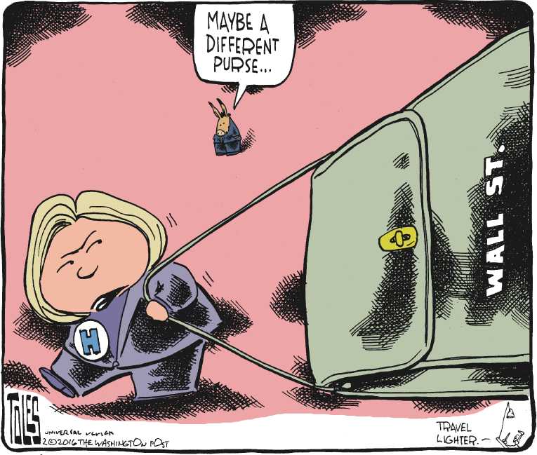 Political/Editorial Cartoon by Tom Toles, Washington Post on Bernie Wins Big In New Hampshire