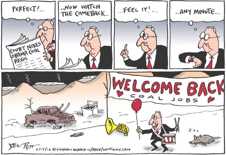 Political/Editorial Cartoon by Joel Pett, Lexington Herald-Leader, CWS/CartoonArts Intl. on Supreme Court Okays Pollution