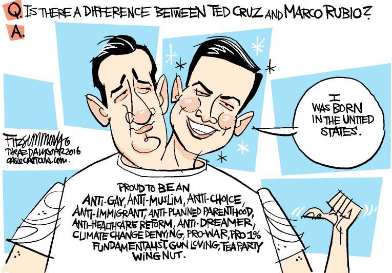Political/Editorial Cartoon by David Fitzsimmons, Arizona Daily Star, Tucson AZ on Trump Takes S.C. and Nevada