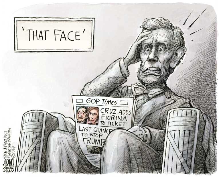 Political/Editorial Cartoon by Adam Zyglis, The Buffalo News on Cruz Suspends Campaign