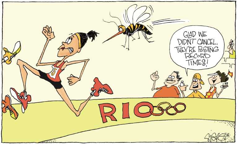 Political/Editorial Cartoon by Signe Wilkinson, Philadelphia Daily News on Brazil in Crisis