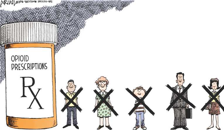 Political/Editorial Cartoon by Robert Ariail on Health News