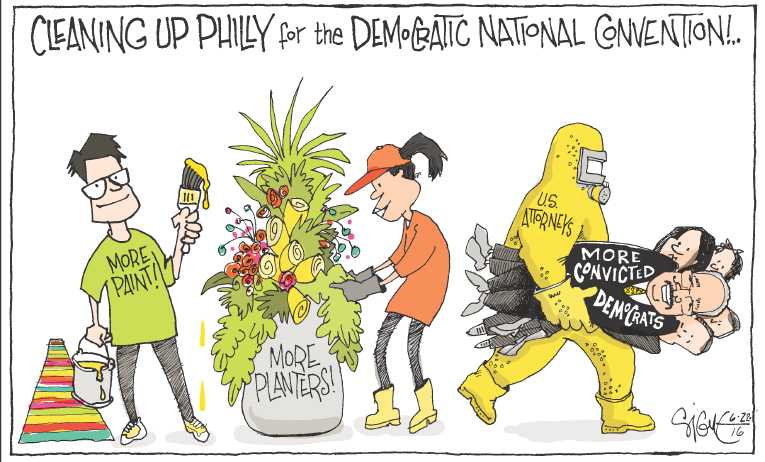 Political/Editorial Cartoon by Signe Wilkinson, Philadelphia Daily News on In Other News