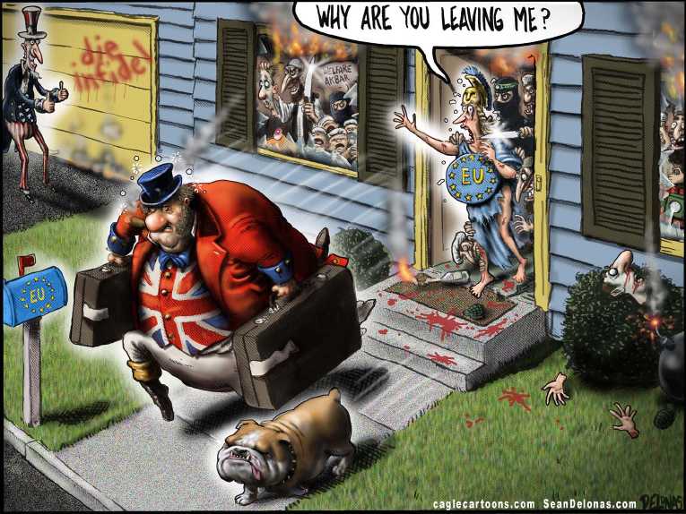 Political/Editorial Cartoon by Sean Delonas, CagleCartoons.com on Next Steps Uncertain