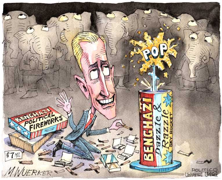 Political/Editorial Cartoon by Matt Wuerker, Politico on GOP Working Hard