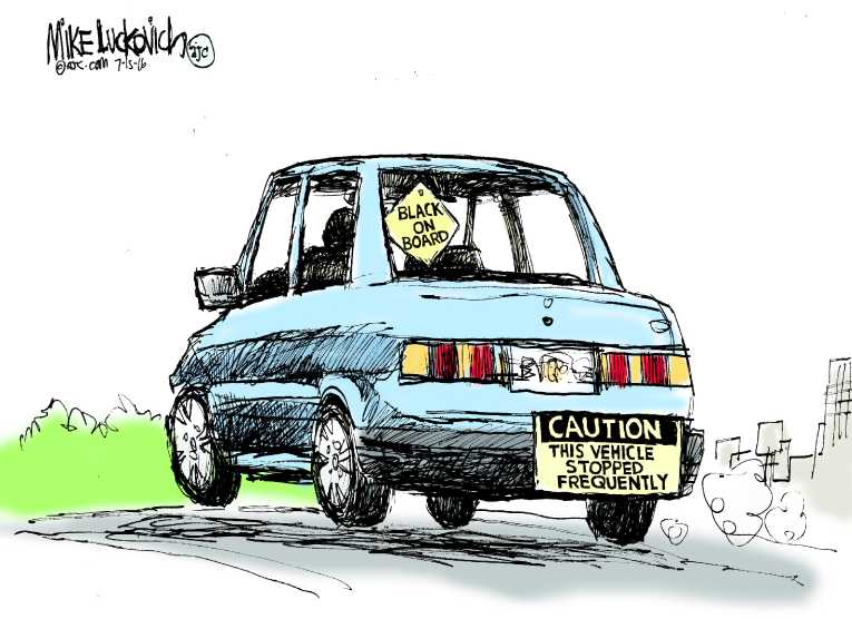 Political/Editorial Cartoon by Mike Luckovich, Atlanta Journal-Constitution on More Gun Deaths