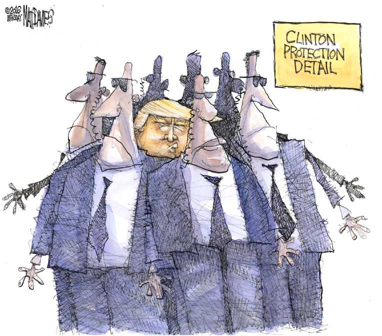 Political/Editorial Cartoon by Matt Davies, Journal News on Clinton Hitting Her Stride