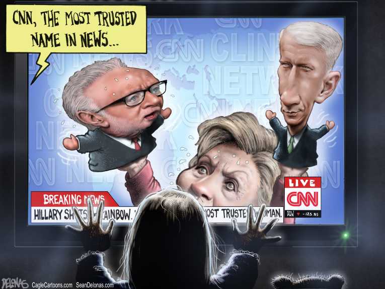 Political/Editorial Cartoon by Sean Delonas, CagleCartoons.com on Clinton Foundation Under Fire