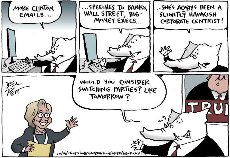 Political/Editorial Cartoon by Joel Pett, Lexington Herald-Leader, CWS/CartoonArts Intl. on Republican Party In Disarray