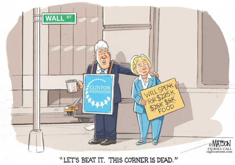 Political/Editorial Cartoon by RJ Matson, Cagle Cartoons on Hillary Wins Popular Vote