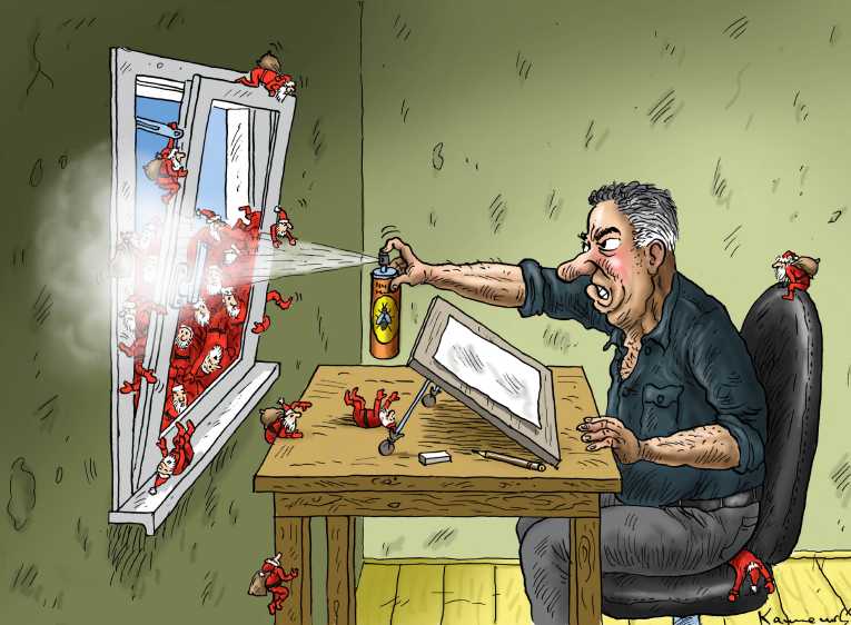 Political/Editorial Cartoon by Marian Kamensky, Slovakia on In Other News