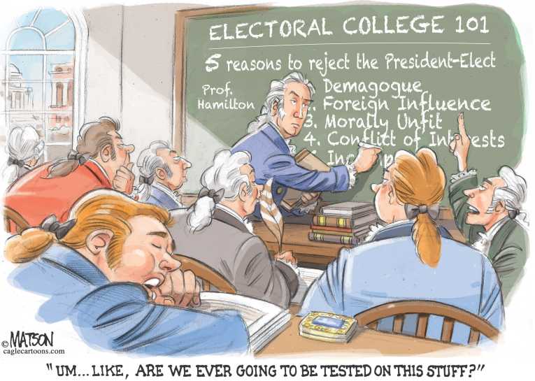 Political/Editorial Cartoon by RJ Matson, Cagle Cartoons on Democrats Bitter About Election