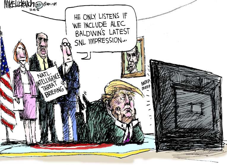 Political/Editorial Cartoon by Mike Luckovich, Atlanta Journal-Constitution on Electoral College Blows It