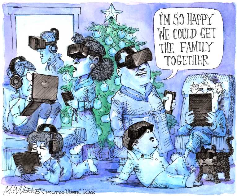 Political/Editorial Cartoon by Matt Wuerker, Politico on The World Celebrates Christmas