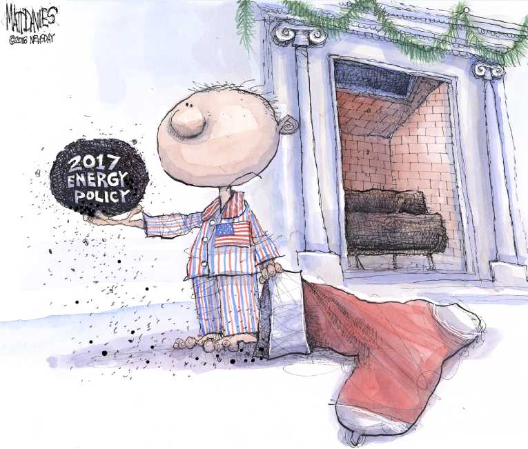 Political/Editorial Cartoon by Matt Davies, Journal News on The World Celebrates Christmas