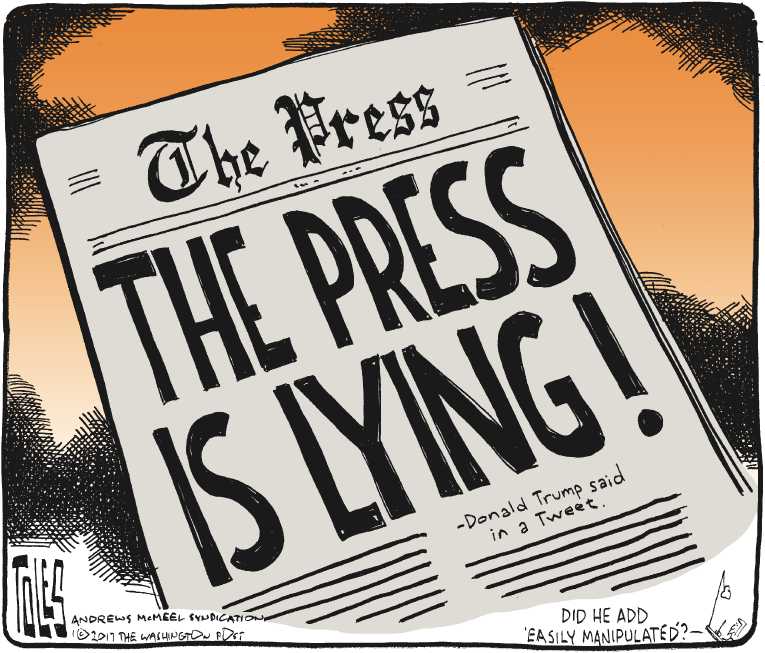 Political/Editorial Cartoon by Tom Toles, Washington Post on In Other News
