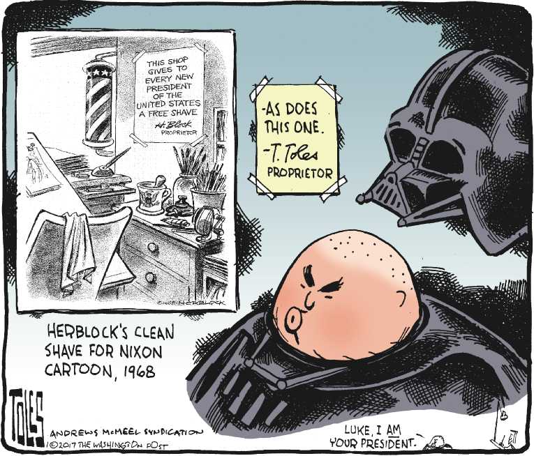 Political/Editorial Cartoon by Tom Toles, Washington Post on Radicals to Protest