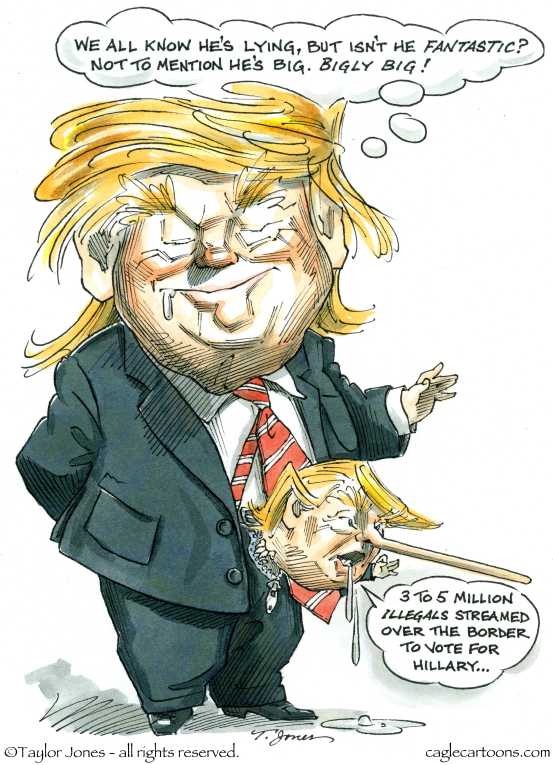 Political/Editorial Cartoon by Taylor Jones, Tribune Media Services on Alternative Reality Emerging