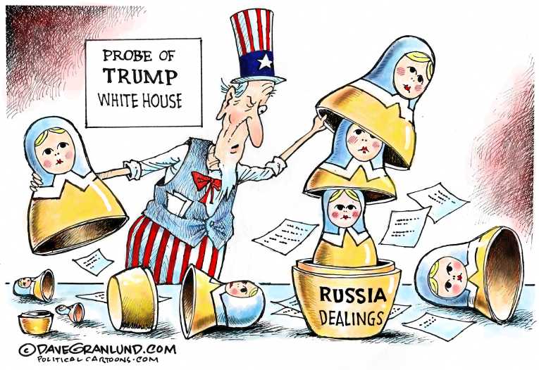 Political/Editorial Cartoon by Dave Granlund on Flynn Resigns