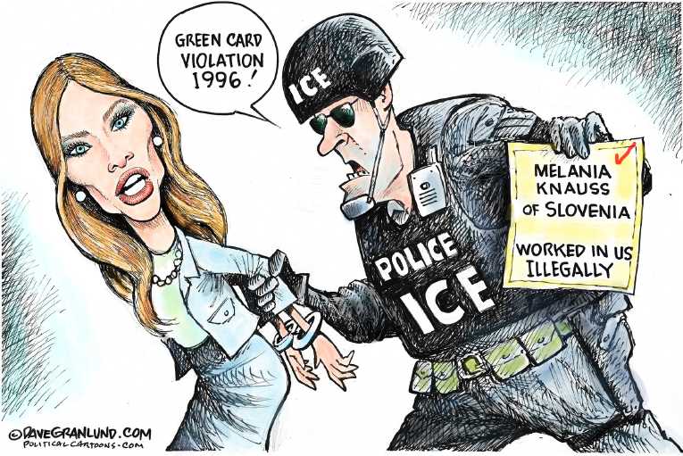 Political/Editorial Cartoon by Dave Granlund on Deportations Accelerated