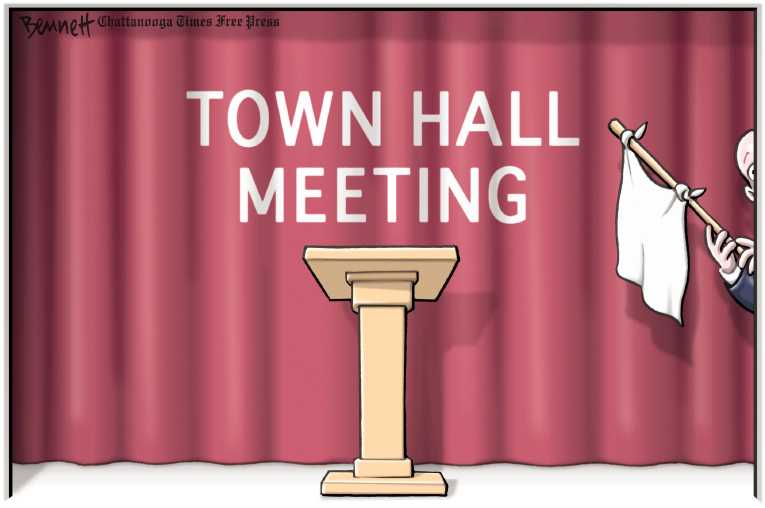 Political/Editorial Cartoon by Clay Bennett, Chattanooga Times Free Press on Citizens Are Angry