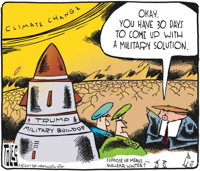 Political/Editorial Cartoon by Tom Toles, Washington Post on Trump Exceeding Expectations