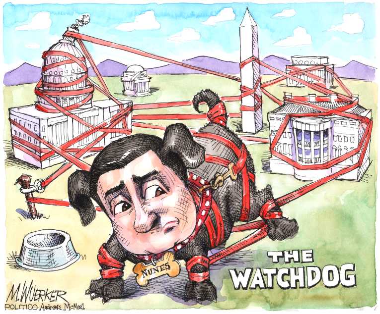 Political/Editorial Cartoon by Matt Wuerker, Politico on Investigation Leads Nowhere
