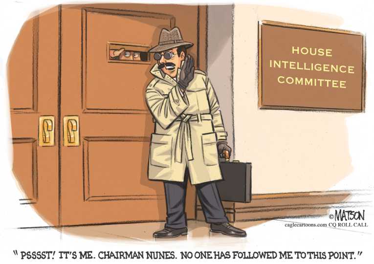 Political/Editorial Cartoon by RJ Matson, Cagle Cartoons on Investigation Leads Nowhere