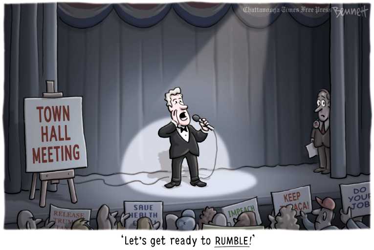 Political/Editorial Cartoon by Clay Bennett, Chattanooga Times Free Press on In Other News