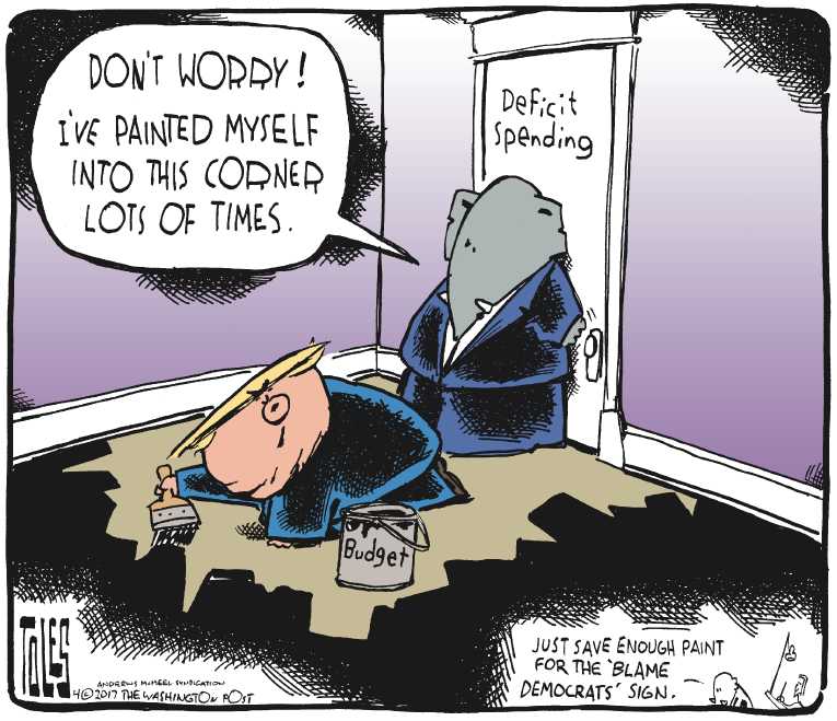 Political/Editorial Cartoon by Tom Toles, Washington Post on President Issues Executive Order
