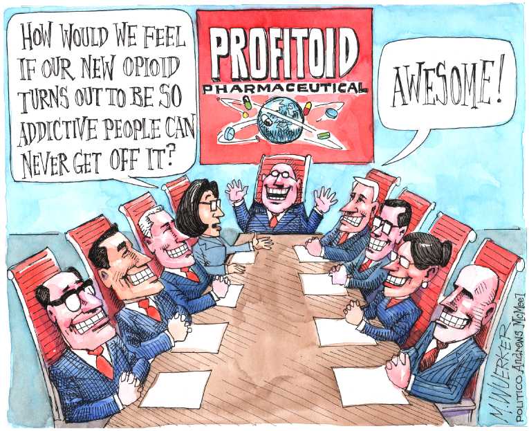 Political/Editorial Cartoon by Matt Wuerker, Politico on Health Bill Reaches Senate