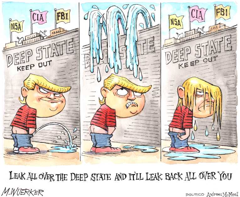 Political/Editorial Cartoon by Matt Wuerker, Politico on Comey Set to Testify