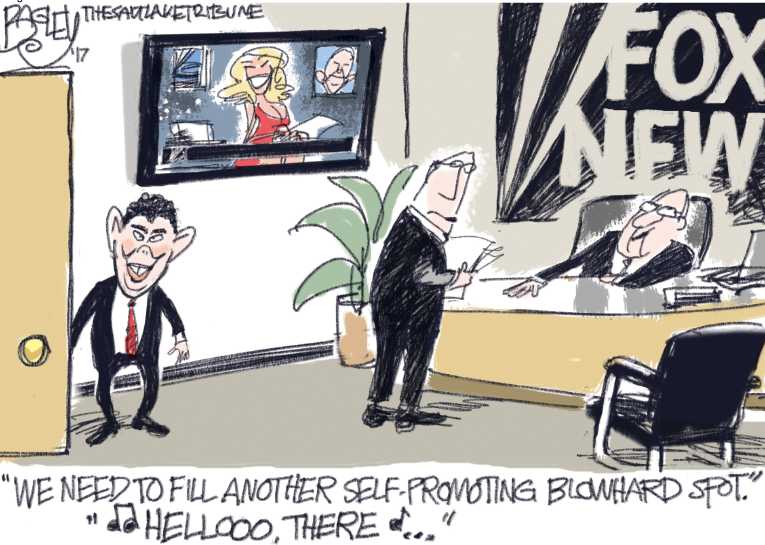 Political/Editorial Cartoon by Pat Bagley, Salt Lake Tribune on In Other News