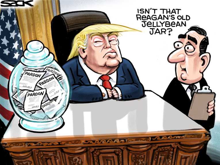 Political/Editorial Cartoon by Steve Sack, Minneapolis Star Tribune on Russia Probe Angers President