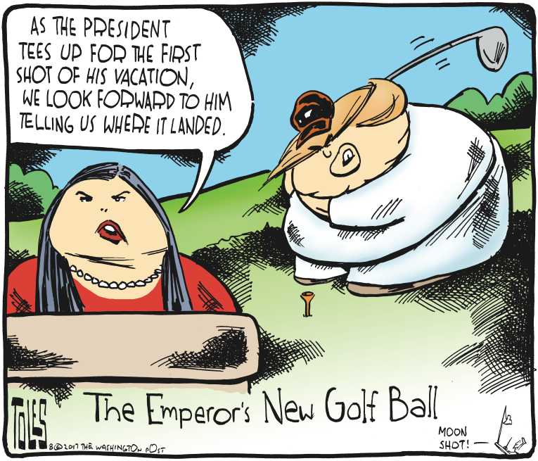 Political/Editorial Cartoon by Tom Toles, Washington Post on Trump Staff in Turmoil